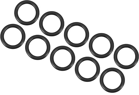 QUARKZMAN Nitrile Gomma O-Ring 13mm x 9mm x 2mm Guarnizioni di Tenuta Anelli Rubinetti Rotondo Guarnizione Rondella per Rubinetto Idraulica Riparazione Sigillatura Connessione, 10 Pezzi