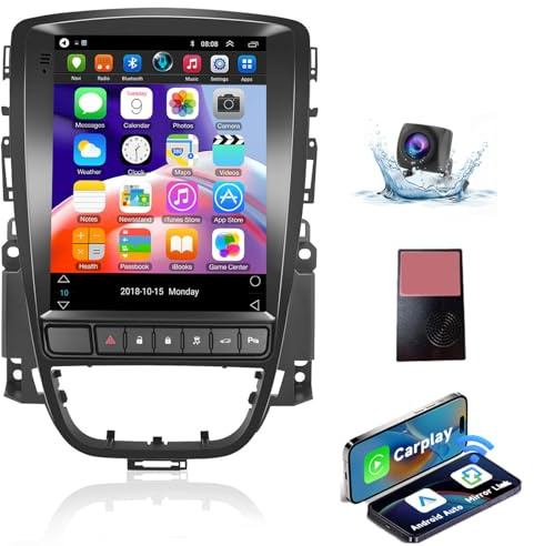 【8 Núcleo 4+64G】 Hodozzy Carplay Radio Coche para Opel Astra 2009-2015/Buick Excelle,9.7 Pulgadas Autorradio Android con Pantalla Táctil con Android Auto/WiFi/GPS/RDS/FM/Bluetooth/USB/DSP