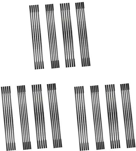 MVOSJFIE 3 Set Scroll Saw Blades,Fretsaw Blade,Scroll Saw Blades,Scroll Saw Blades with Pin, 10/15/18/24 Teeth, for Woodworking