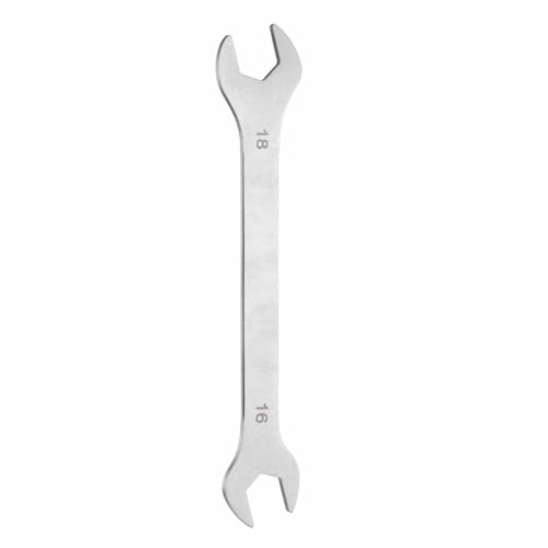 HARFINGTON Super Thin Open End Wrench 16x18mm Metric Lightweight, Gray