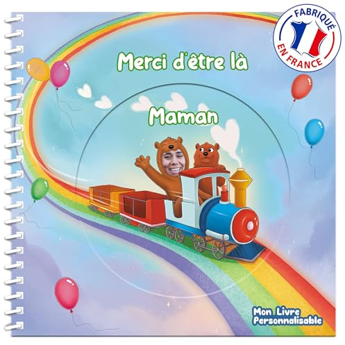 Livre personnalisé pour enfant avec prénom et photo | Merci Maman | Cadeau original