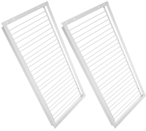 NOLITOY Puerta de Hierro para Jaula de Palomas 50 Cm Reforzada, 2 Piezas, Puerta en T para Actividad y Salto de Palomar, Suministros para Palomas y Accesorios para Jaulas