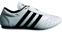 Adidas - Chaussures de Taekwondo Blanc/Noir, 43 1/3 (9)