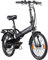 ZÜNDAPP Faltrad E-Bike 20 Zoll Z101 Klapprad Pedelec StVZO Elektrofaltrad 6 Gang (schwarz)