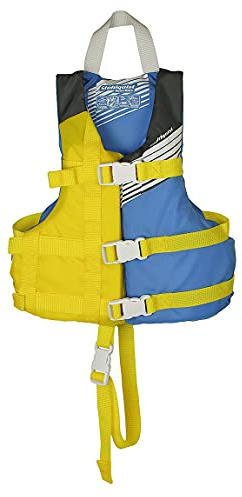 Stohlquist Kids Life Jacket 30-50 lbs - Coast Guard Approved Life Vest - Type III PFD for Boys and Girls - Secure & Adjustable Fit for Swimming, Boating & Water Sports