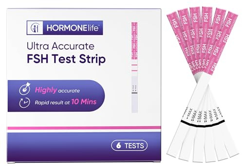 6Pack FSH Test Strip for Women Menopause Test Strips at Home Ovarian Reserve & Hormone Balance Test