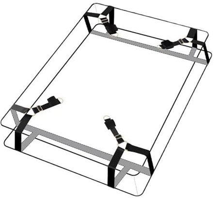 Manette Per Coppia Letto Adulti Accessori Sessuali Sadomaso Kit Bondage Bdsm Set Bondager Nere Donna Uomo Morbide Gay