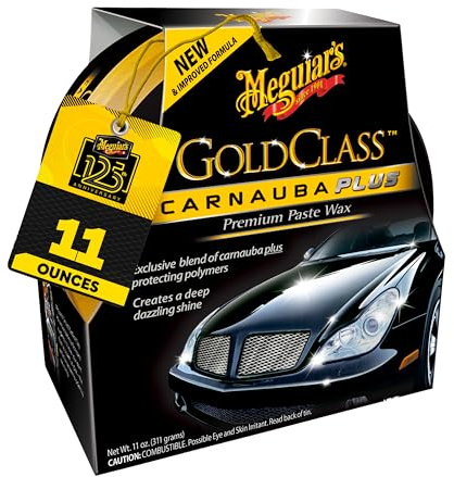 Meguiar's Gold Class Carnauba Plus Premium Paste Wax, 11 Oz