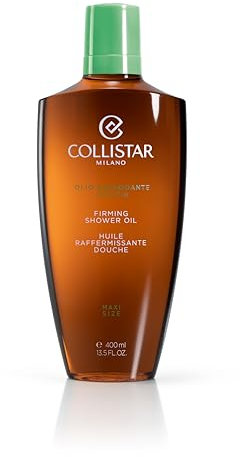 Collistar Olio Rassodante Doccia, Bagnoschiuma Corpo Delicato ad Azione Rassodante e Idratante per una Pelle Effetto Seta, Ottimo su Pelli Sensibili e Secche, 400 ml