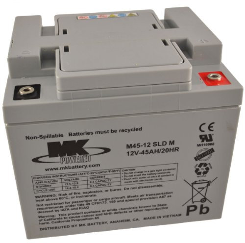 MK M45-12 SLD M 12V 45Ah Mk Sealed Lead Acid Agm Mobility Scooter Battery