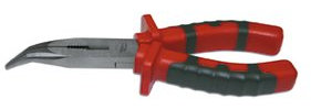 Egamaster - Alicate telefonista boca curvo/ado 200mm pulido