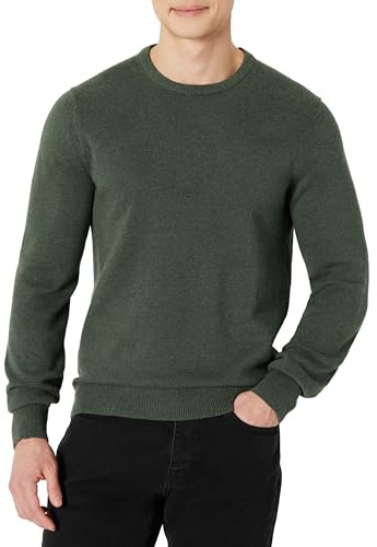 Amazon Essentials Uomo Maglione Girocollo a Maniche Lunghe, 100% Cotone, Disponibile Anche in Taglie Big & Tall