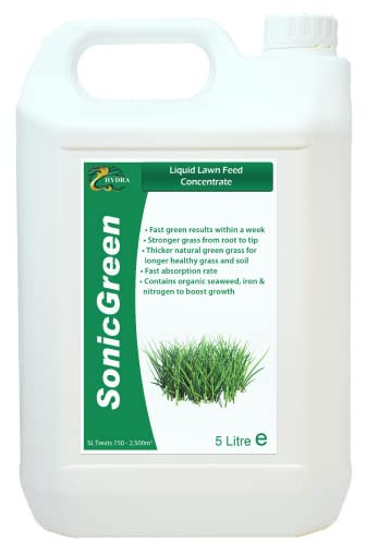 Hydra SonicGreen Grass Lawn Feed Fertiliser (5 Litre)