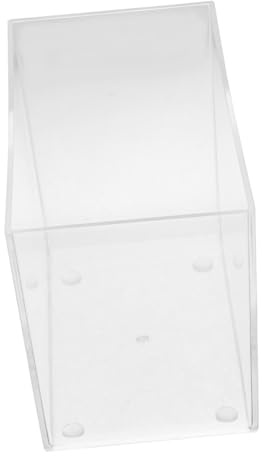 Toyvian Mini Aquarium Transparent sans Couvercle Réservoir de Poissons Betta Petit Aquarium Décoratif pour Bureau et Maison