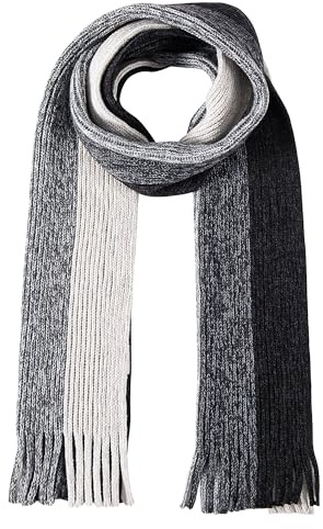 Jikuzfu Men's Scarf Winter Warm, Soft Fleece Scarf, Long Lightweight Fashionable Scarves for Men, Great Gifts for Him