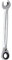 KS Tools 503.5924 DUO GEARplus Ringmaulschlüssel,Maul-Ratschenfunktion 24mm, umschaltbar