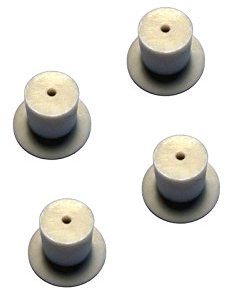 4er SET Gummifüße für Compact 1 u. a. Allesschneider von ritter