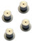 4er SET Gummifüße für Compact 1 u. a. Allesschneider von ritter