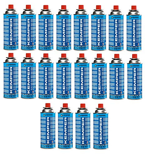 20 PEZZI - Bomboletta cartuccia a gas da 390 ml (227 gr) Kemper 577 ideale per stufette e fornelli portatili tipo bistro