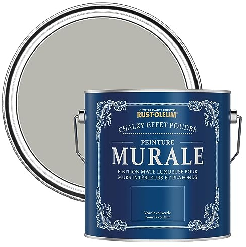 Rust-Oleum Grey Matt Emulsion Wall Paint - Grey Tree 2.5L