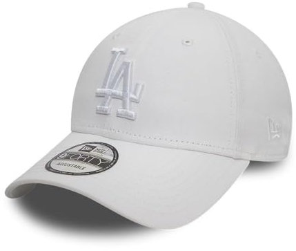 New Era Los Angeles Dodgers MLB League Essential Tonal Weiß Verstellbare 9Forty Cap - One-Size