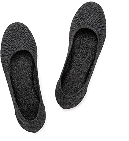 Frank Mully - Zapatos de ballet para mujer, de vestir de punto, sin cordones, con puntera redonda, bombas…, 39 EU
