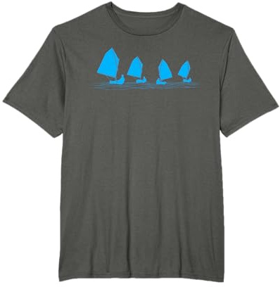 Gara Di Optimist Barca Vela Minimale Maglietta