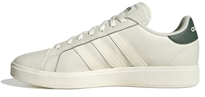 adidas Men's Grand Court Base 2.0 Shoes, Orbit Grey/Off White/Legend Ivy, 8.5 UK