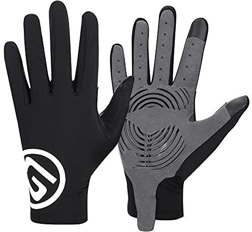 EVTSCAN Gel Sport -Radfahren Handschuhe Lange Finger Finger Touchscreen -Handschuhe für Outdoor -Aktivitäten (M)