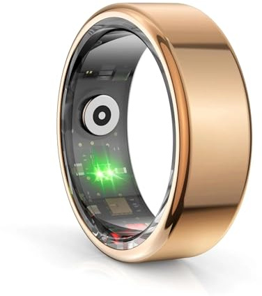 Smart Ring for Women & Men, Fitness Tracker With Step Counter, Calorie Tracking & 7 Sportlägen, IP68 Vattenförsvarsaktivitet Ring med Familjens Hälsodatdelning (7#)