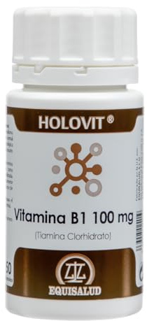 Holovit Vitamina B1 de Equisalud, 50 cápsulas