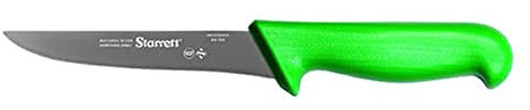 Starrett Couteau à désosser professionnel BKG103-6, large et droit (6 Inch-150mm), Vert