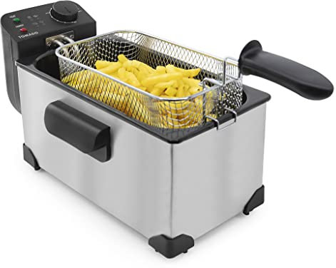 Tomado Deep fryer - 3 liter capacity - Cold zone - stainless steel