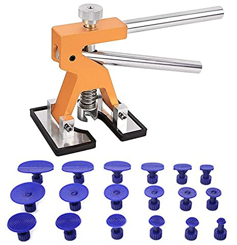 CENPEK Car Body Dent Repair Tools Dent Removal Puller,DIY Auto Body Paintless Dent Removal Tools Kit with Tabs Paint Dent Repair Lifter Tool