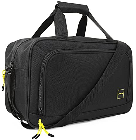 JASLEN - Borsone da Viaggio Multifunzione e Borsa Palestra - Tutta la Tua Attrezzatura in Una Borsa Viaggio Pratica ed Elegante. Spero che ti piaccia!, Nero