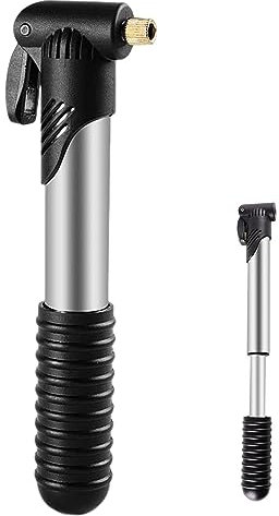 -Fahrradpumpe - Tragbare Rahmenpumpe - Ballpumpe, Fahrradpumpe, Basketballpumpe, Fußballpumpe, Fahrradreifenpumpe für Bälle, Reifen Greatideal