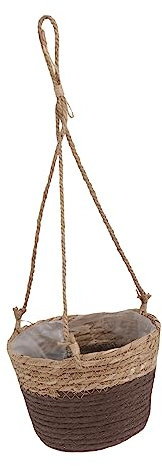 Toddmomy 1pièce Jute Pot De Adorable pour Décoration Intérieure Et Extérieure Conteneur Fonctionnel pour Plantes Style