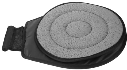 ZUNOXAZ Cojín Giratorio Portátil para Asiento de Coche Suave y Acolchado Antideslizante para Personas Mayores Embarazadas y Conductores Prolongados Compatible con Sillas de Oficina y