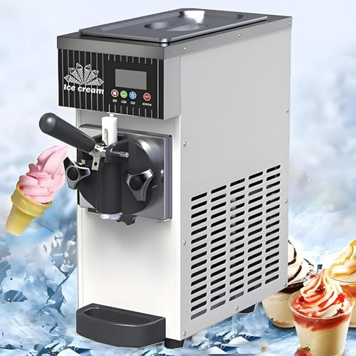 Soft Serve - Máquina para hacer helados, capacidad de 2,5 L, ideal para uso doméstico y comercial, perfecta para restaurantes y bares de aperitivos