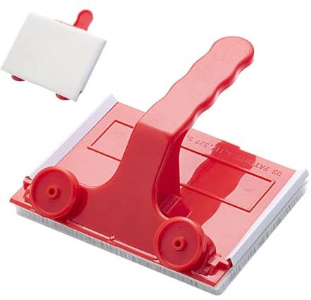 Pincel Para Pintar Bordes De Pared - Herramienta Recortadora De Pintura De 12x9,3 Cm, Aplicador De Alta Precisión, Diseño De Rodillo Duradero, Mango De Agarre Ergonómico, Acabado De Línea