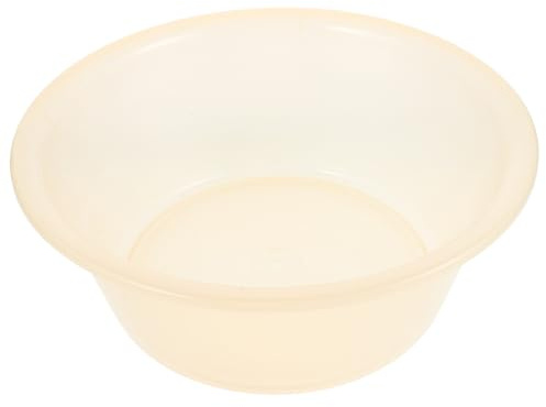 Bassine à Vaisselle Grand Format en Plastique Beige pour Bains de Pieds