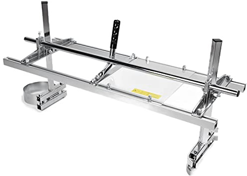 Haofy Système de Barre de Guidage de Rail de Moulin à Tronçonneuse 36 Pouces pour les Menuisiers Professionnels en Alliage D'aluminium et de Lithium