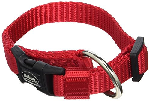 Nobby Halsband Classic, rot L: 13-20 cm, B: 10 mm, 1 Stück