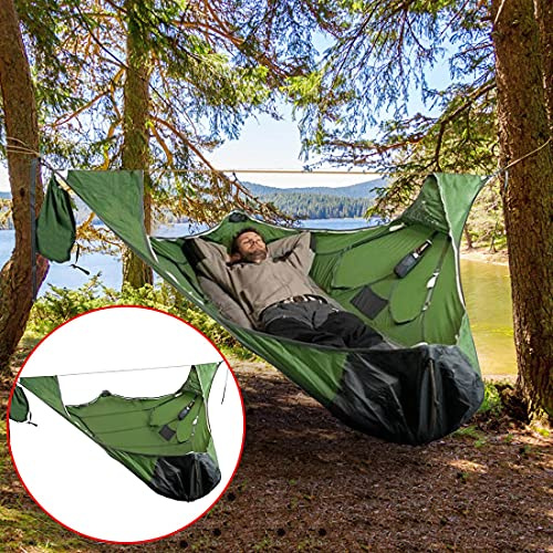Family Outdoor Camping Portable Multi-person Hammock Anti-tear And Anti-mosquito Flat Lay Hammock Ascend Resident Sleeping Bag