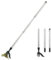 Fychuo Weed Puller Tool, Stand Up Weed Remover Tool, Weed Puller Long Handle Weed Puller Root Remover Detachable Weed Puller Garden Weeder Tool with 4 Claws, Long Handled Weeding Tool for Patio Lawn