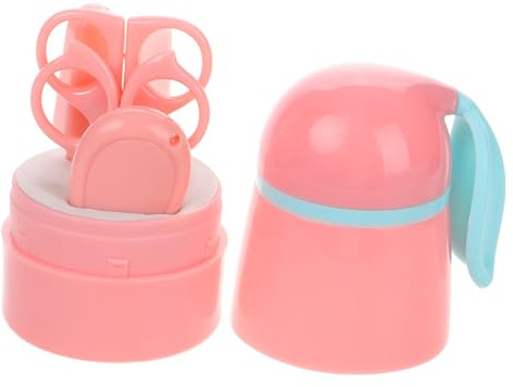 Gatuida Cortaúñas Para Cortaúñas Eléctrico Kit De Cuidado De Uñas Para Recién Nacidos Estuche Adorable Incluye Tijeras y Pinzas Para Manos y Pies