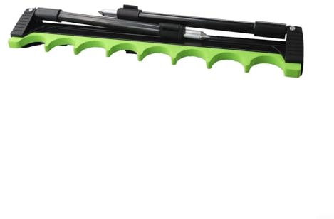 Long Roost - Supporto per canna da pesca telescopico a 2 sezioni, 4 gambe, in lega di zinco ed EVA, per impianti di perforazione