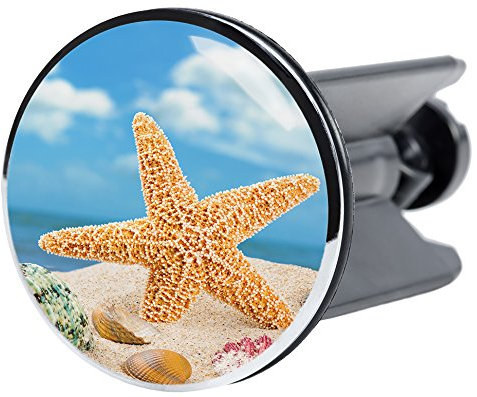 Sanilo Waschbeckenstöpsel Coast, schöner Stöpsel für das Waschbecken, universal mit Motiv