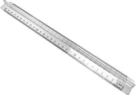 Waytex 931230 regle doble lectura 30 cm transparente
