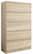 Framire R-5 Kommode in Sonoma Eiche, Kommode mit 5 Schubladen, Schrank für Schlafzimmer, Wohnzimmer, Bad, 120 x 70 x 40 cm…